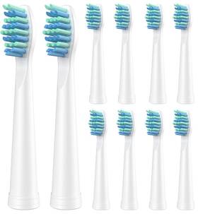 Savtmvas 749666247083 10pcs Electric Toothbrush Replacement Heads Compatible With Sonic-fx For Adul