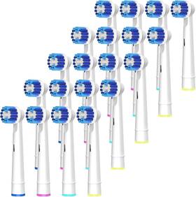 Sdiveson Electric Toothbrush Heads For Oral B Replacement 705353563744 Brush Compatible With Braun Oral-b 20pcs Professional Electri