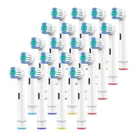 17a-20p-ss Setsail Toothbrush Heads For Oral B 20 Pack Professional 1 Count Of White