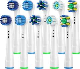Setsail 726084374256 Toothbrush Heads For Oral B Braun 10 Pack Electric Replacement