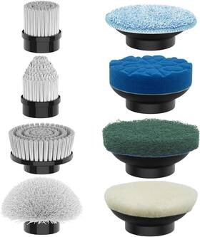 Shenzhenshi Shiheng Technology Co. Ltd. 445044119128 Replaceable Brush Heads Electric Spin Scrubber 4 Pack And Pcs Extra