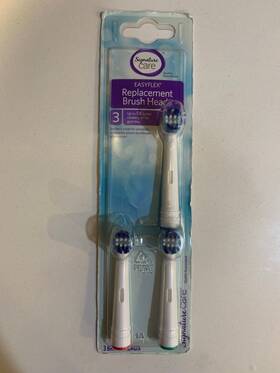 Signature Care 185535000166 Easyflex Replacement 3 Brush Heads