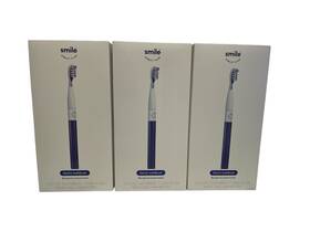 Smile Direct 810819031054 3 - Pk Club Electric Toothbrush Blurple Brushed Metal In 1 Nib