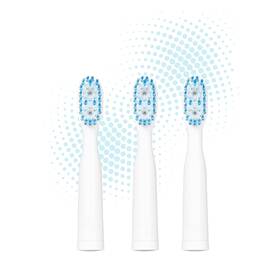 Sa0127 Smileactives Blue Light Toothbrush Head Replacement 3-pack For Smile Actives Medium White