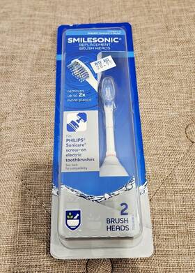 Smilesonic 011822344494 Replacement Brush Heads For Philips Sonicare E Series 2 Pack