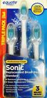 Smilesonic Equate 6 Sonic Replacement Brush Heads For Philips Sonicare Electric Toothbrush 681131036849