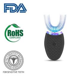 Snefe 779283842408 Ultrasonic Electric Toothbrush Adults Automatic U Shaped Whole
