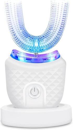 Ay-681 Snefe U Shaped Ultrasonic Toothbrush Whole Mouth Whitening - New Sealed