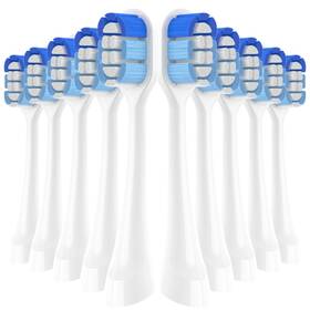 Softniillk 735851677179 10 Pack Compatible With Oral-b Clic Toothbrush 1 Count Of White
