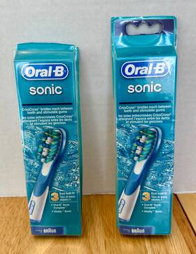 131-01 Sonic 5 New Oral-b Complete Vitality Replacement Toothbrush Heads