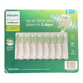 Hx9068 Sonicare Philips W3 Premium White Replacement Brush Heads 8 Count