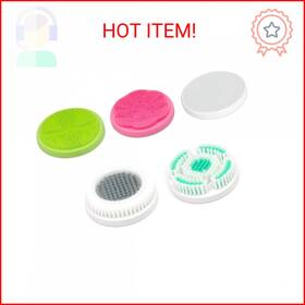 Hm100-bh Soulbay 5 Pieces Replacement Brush Head Attachments For The Electric Bod