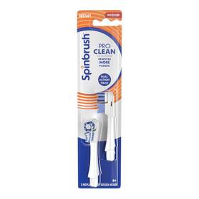 Spinbrush 766878999722 Pro Clean Replacement Heads Electric 1 Count Pack Of Blue