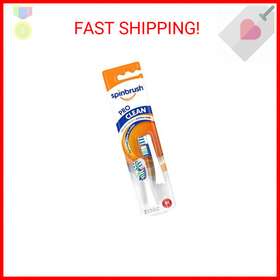 Spinbrush 792486996457 Pro Clean Replacement Heads - Medium Bristles 2-pack For Battery Toothbrush