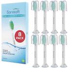 Ss-8 Sonisoft Brush Heads Pack Replacement Toothbrush Head Philips Pro Fits