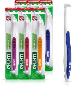 308ecm6 Sunstar Gum End Tuft Toothbrush - Extra Small Head For Hard-to-reach Areas Implants B