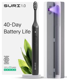 Suri Srset Parent2 1.0 Sonic Electric Toothbrush With Uv Case Midnight Black