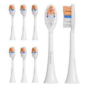 Tooh00013-pcsh Tbrashow Replacement Toothbrush Heads For Sonicare 1 Count Pack Of 8 White