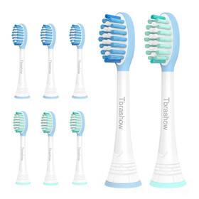 Tooh0008-pcshus Tbrashow Replacement Toothbrush Heads For Phillips Sonicare Compatib