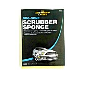 9-248 The Detailers Choice 9-248- Lrg Bug-gone Scrubber Sponge 12pk