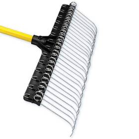 The Groundskeeper Ii 085421000105 Rake Replacement Head Co-polymer Ensures Long-lasting Flexible Tines