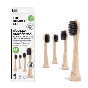The Humble Co. 850021276522 4-pack Bamboo Electric Toothbrush Heads Sustainable Compatible With Philips