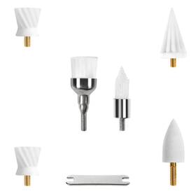 L3-qkqv-rgb3 Thowapou 6 Tooth Polisher Replacement Brush Heads Cleaning Piece Set White1