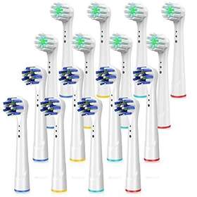 Tingox 768564103611 Toothbrush Heads For Oral B Braun 16 Pack Professional Preci