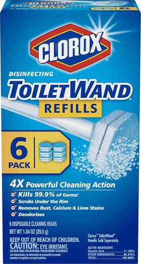B074nb6lgj Toilet Wand Heads 6 Count Package May Vary