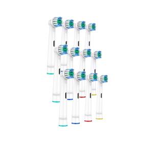 Toin B1-1jzt-keu4 Toothbrush Heads Compatible With Oral-b - 16 Count Pack Of 1 Multicolor