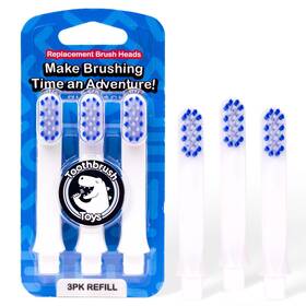 Toothbrush Toys G5-2fmd-pjgp Replacement Heads 1 Count Pack Of 3 Blue