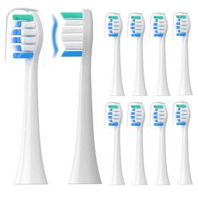 Tb-299-1 Topkitfice Replacement Toothbrush Heads Compatible With Philips Sonicare 10 Pack Soft Re