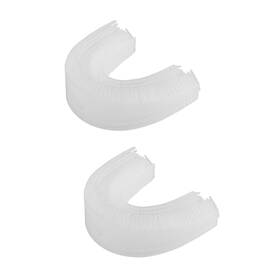 1352jzjgd327c0u Toyandona 2pcs U-shaped Replacement Toothbrush 1 Count Pack Of White