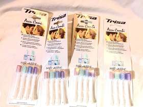 Trisa 610196008785 Tresa Toothbrush Replacement Heads Accu Electric Unused Sealed Package - Swiss