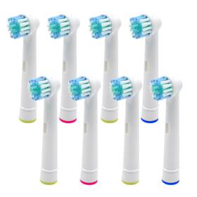 Turbo-roofinds 445044044031 12 Replacement Brush Heads For Oral-b Electric Toothbrush Fit Advance Power/pro