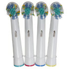 Unbranded Oral-b Floss Action Compatible Replacement Electric Toothbrush Heads Generic 4pc 0713589982512