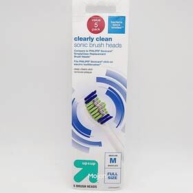 51180859 Up And Clearly Clean Sonic Replacement Brush Heads 5ct Fits Philips Sonicare