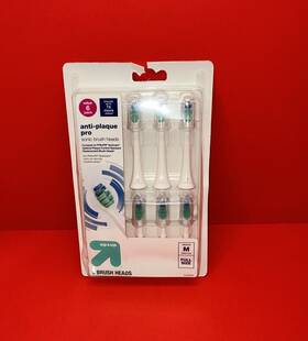 76615721 Up & Anti-plaque Pro Sonic Replacement Brush Heads - 6ct And
