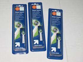 80510ac Up & B1 Three Boxes Floss Touch Brush Heads 9ct Fits And Rechargeable Toothbrush