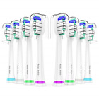 Us03-02bwh-8p Relax Artist Pack Toothbrush Heads Sonicare Replacement Fit For Phillips