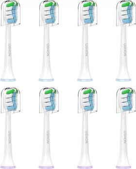 Be06 Ushon Replacement Toothbrush Heads Compatible With Phillips Sonicare Snap-on 8 Pack