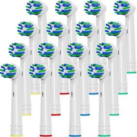 Eb50-16 Uuj Replacement Toothbrush Heads Compatible With Oral B 16 Pack Electric Toothbr