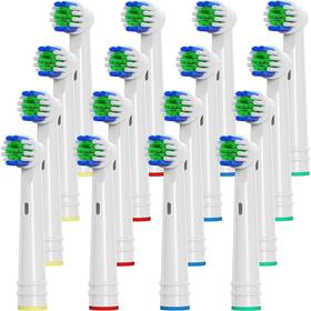 Th24ae083-wh-uj Uuj Replacement Toothbrush Heads Compatible With Oral B 16 Pack Electric Toothbr