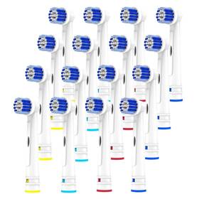 Voguish 445008369378 16 Pack Replacement Toothbrush Heads For Oral B Braun Electric Refill