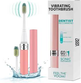 Vm-20656 Voom Sonic Go 1 Series Travel Electric Toothbrush Toothbrushes Pink