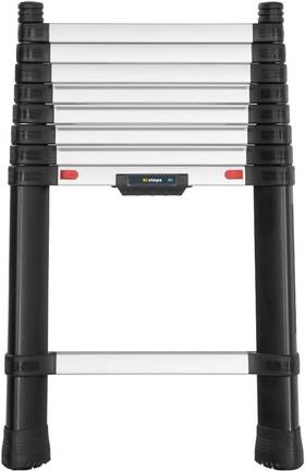 72230-585 W.steps Prime 9.5 Ft Telescopic Extension Ladder Ansi Silver Black