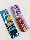 W0863 Reach Advanced Design Medium Value Pack Adult Toothbrush Count Toothpaste