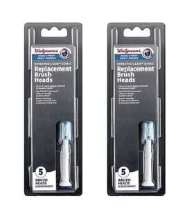 Walgreens 049022044623 10 Philips Sonicare Compatable Replacement Toothbrush Heads Effectaclean Sonic