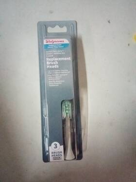 272907 Walgreens 6 Effectaclean Sonic Advanced Clean Replacement Brush Heads 3head Each Container
