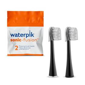 20029039 Waterpik Sonic-fu-sion Compact Brush Heads Black 4/pk